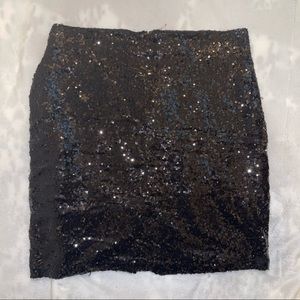 Sequin Mini Skirt